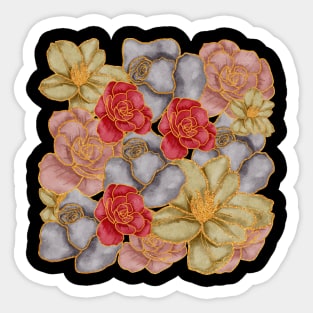 aesthetic flowers Sticker